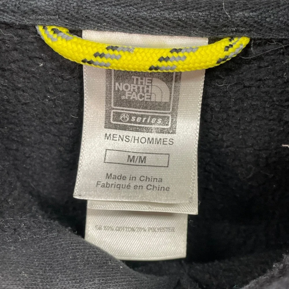 The North Face Hoodie Mens Medium Black A5 Series Logo Pullover Gorpcore Outdoor
